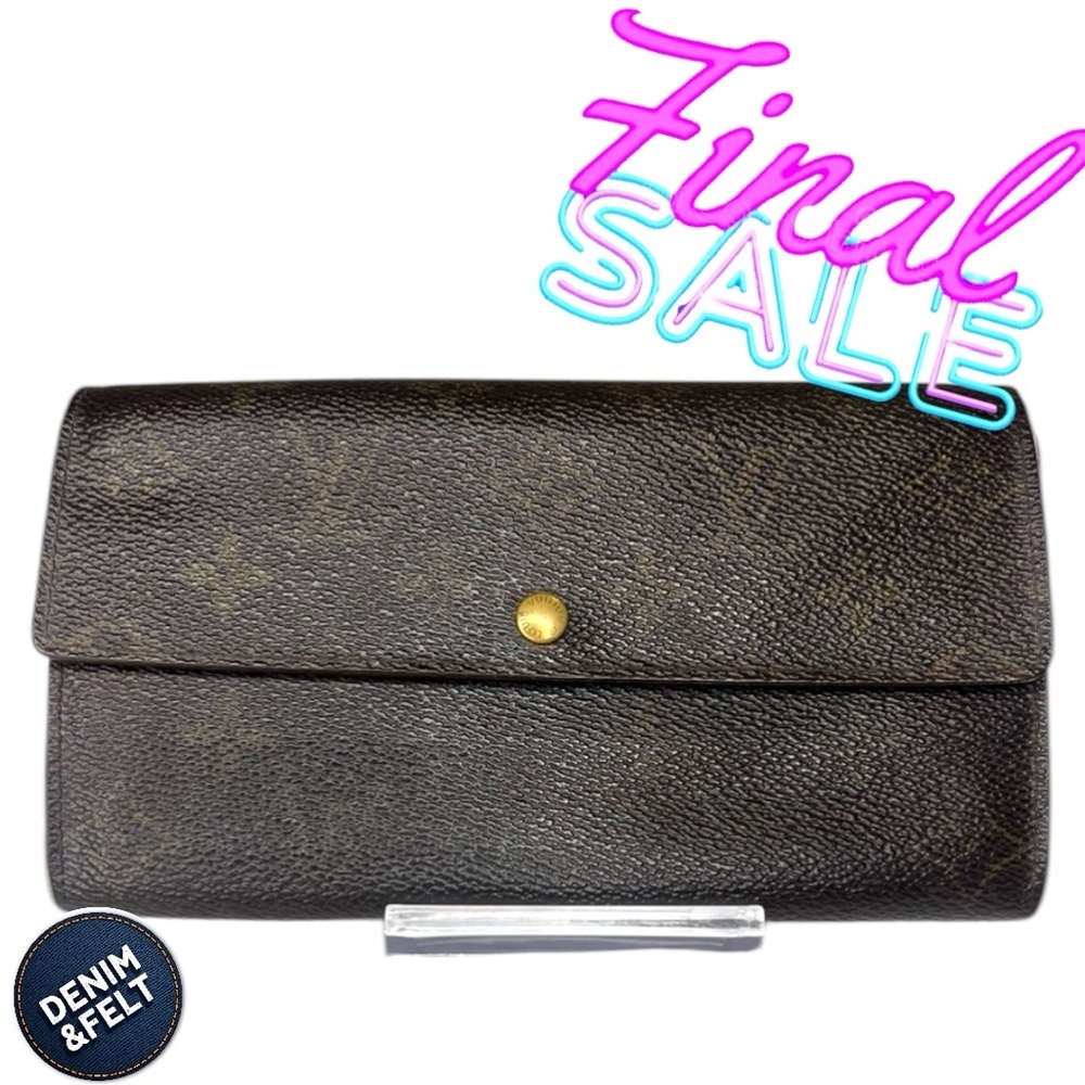 🤎Louis Vuitton Portofeuil Sarah Brown Monogram Long Wallet | PRELOVED!!🤎